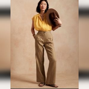 Banana Republic Linen pants (Size 4 short)